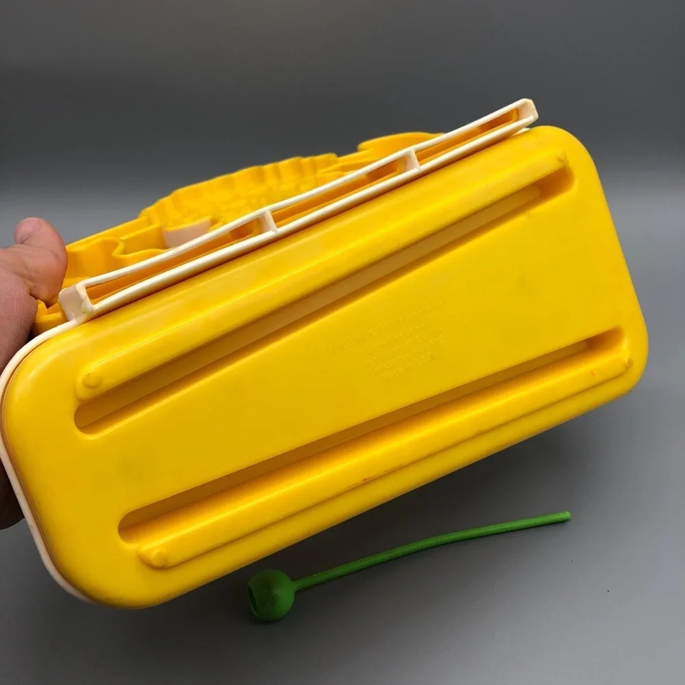 Vintage Sesame Street Big Bird XYLOPHONE Musical Instrument Top 1983 80s Plastic